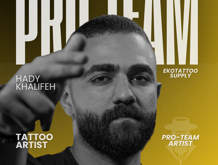 <h5><span style="text-decoration:underline">MEET HADY</span></h5><h2>EKO pro team</h2><p>POWERED BY EKOTATTOOSUPPLY</p>