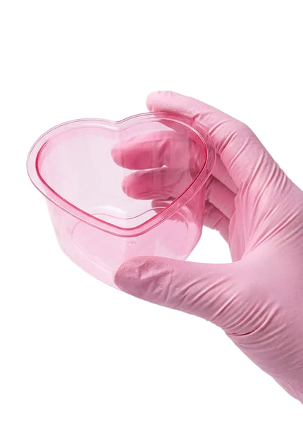 HEART SHAPED WATER CUPS - 40 PCS