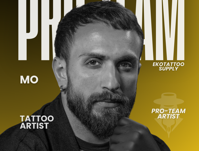 <h5><span style="text-decoration:underline">MEET MO</span></h5><h2>EKO pro team</h2><p>POWERED BY EKOTATTOOSUPPLY</p>