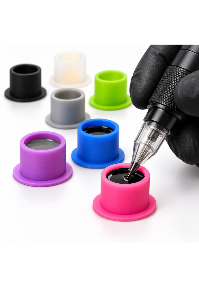 SILICONE TATTOO INK CUPS