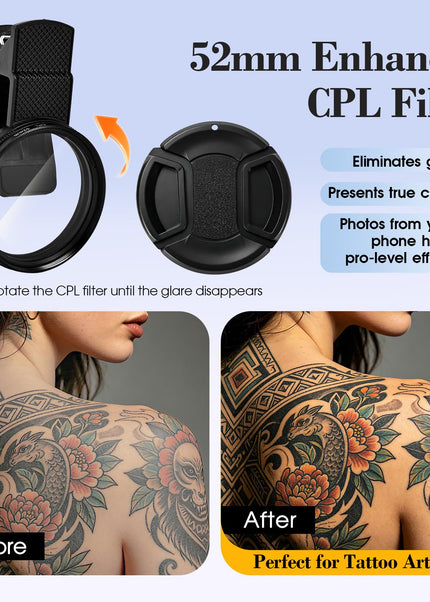 CPL TATTOO FILTER FOR PHONE