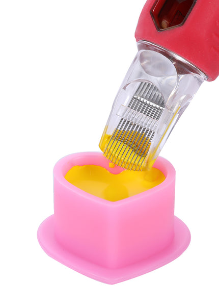 HEART SHAPED INK CUPS - 100PCS