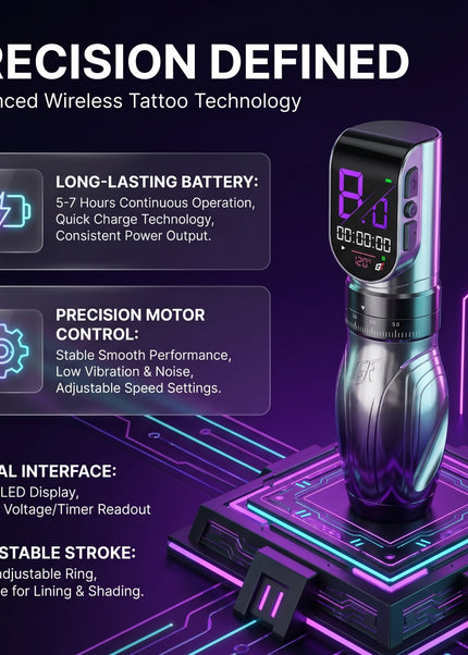 GTR WIRELESS TATTOO MACHINE