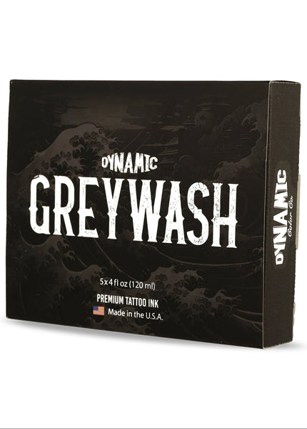 Dynamic Greywash Tattoo Ink - 4 oz. Bottle Set