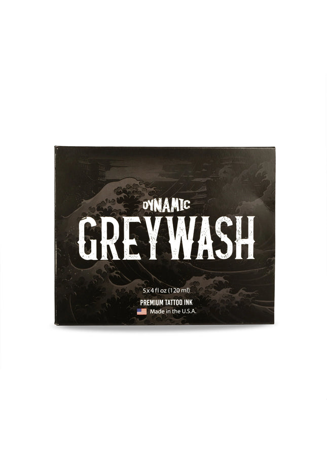 Dynamic Greywash Tattoo Ink - 4 oz. Bottle Set