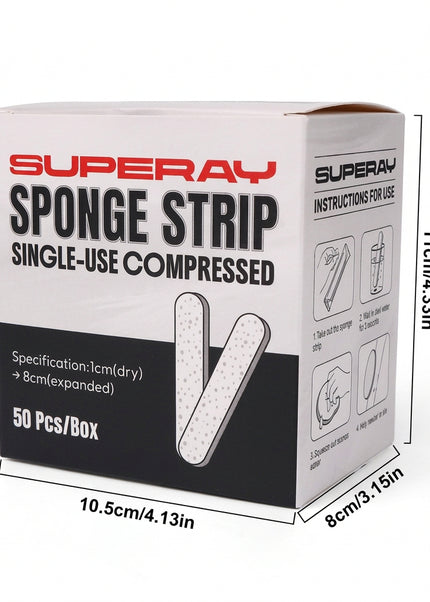 SUPERAY SPONGE STRIPS - 50PCS