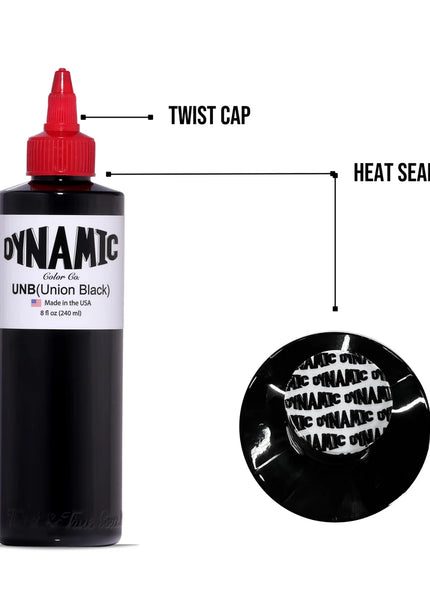 Dynamic Union Black Tattoo Ink